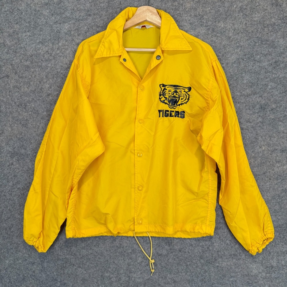 Vintage Swingster Wearables Tiger Nylon Jacket Adult Small - Medium? 60s 70s - Picture 1 of 12